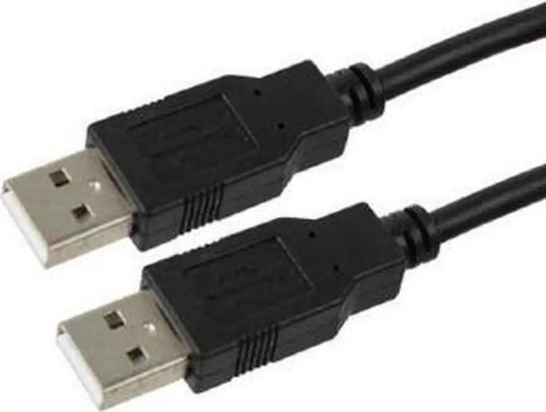 Cablexpert USB 2.0 AM naar AM Kabel - Zwart