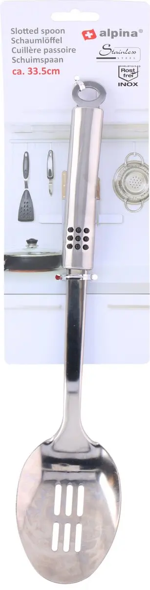 Alpina Schuimspaan RVS 33,5cm
