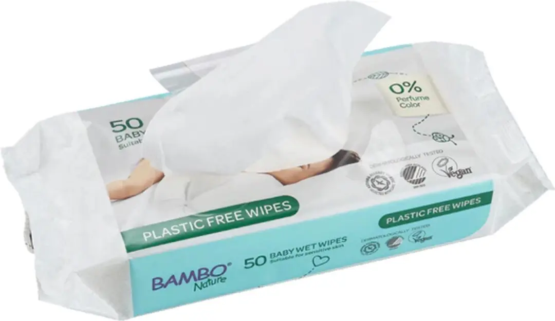 BAMBO Nature Bio Babydoekjes - 2x50 Stuks