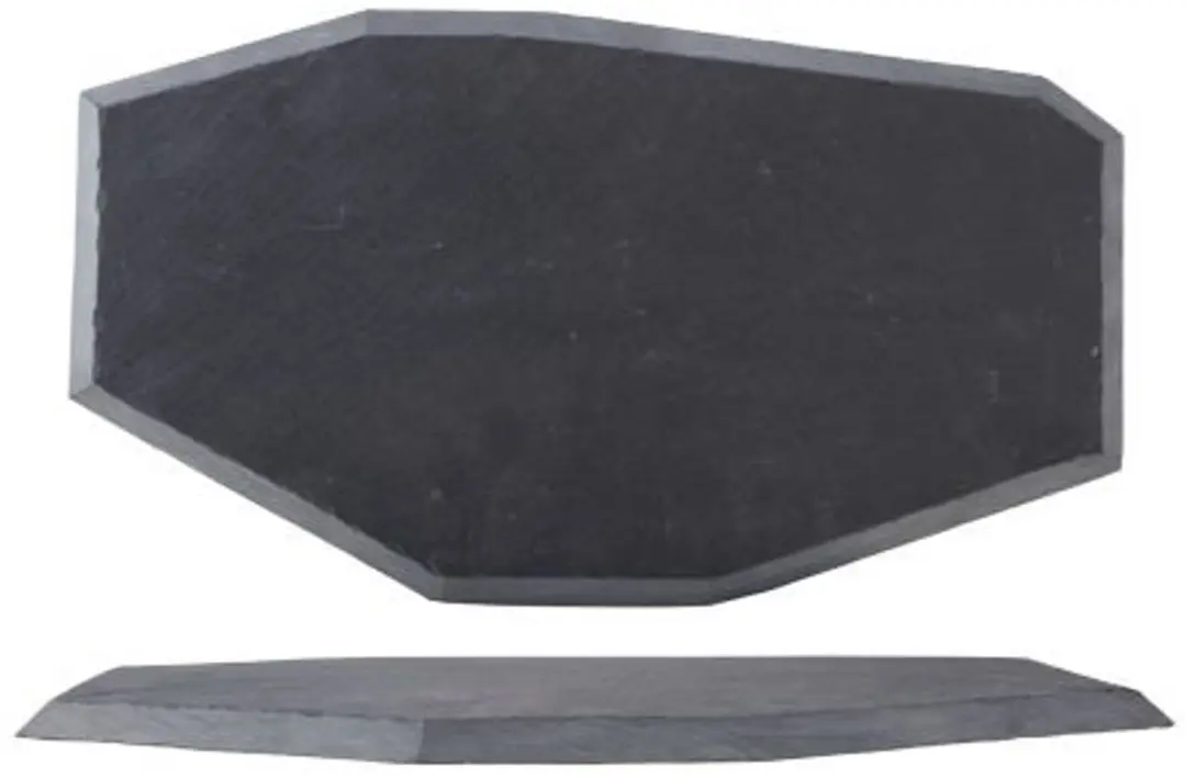 Cosy&Trendy Zwart Leisteen Bord 34x20x1,5cm