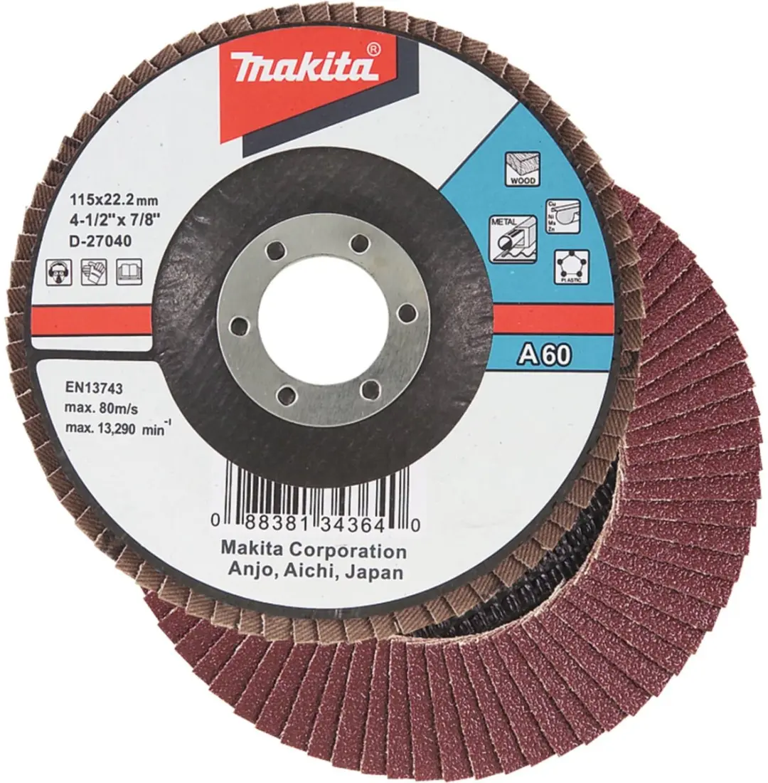 Makita Lamellenschijf 180 mm A60