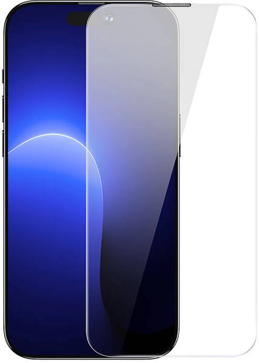 Baseus Gehard Glas met Anti-stofcoating voor iPhone 14 Pro - 2 Stuks - afbeelding 3 van 6