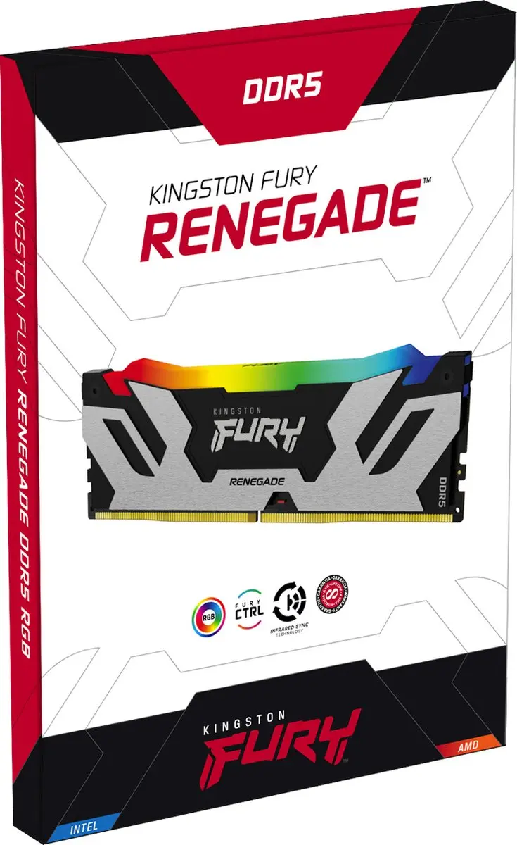 Kingston FURY Renegade RGB DDR5 96GB (2x48GB) 6400MT/s CL32