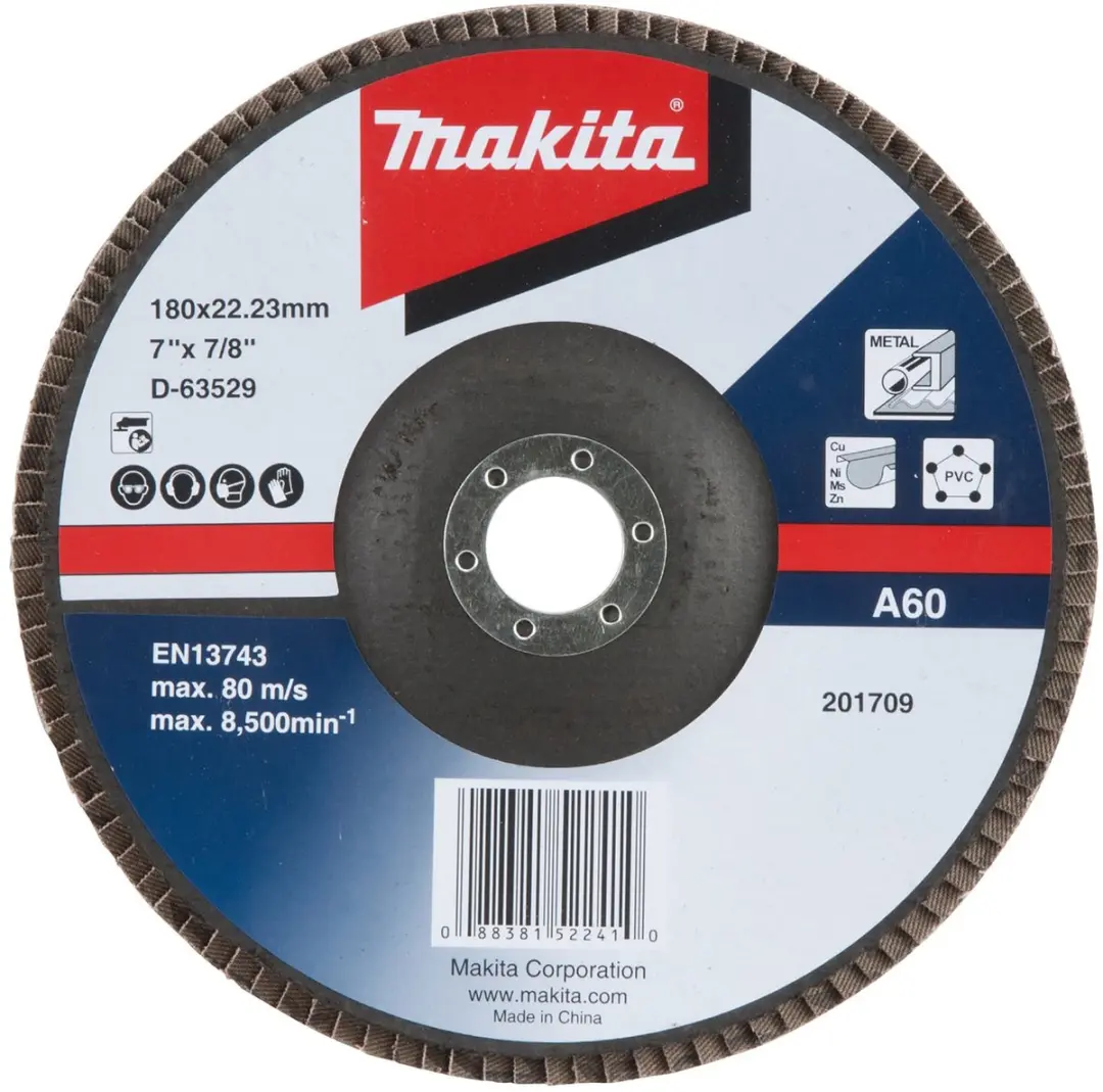 Makita Lamellenschijf 180 mm A60