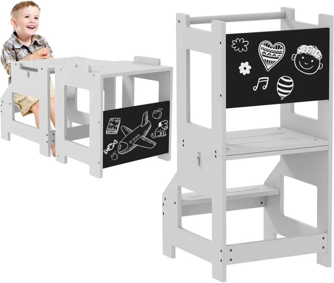 Homcom Kinderobservatietoren Grijs
