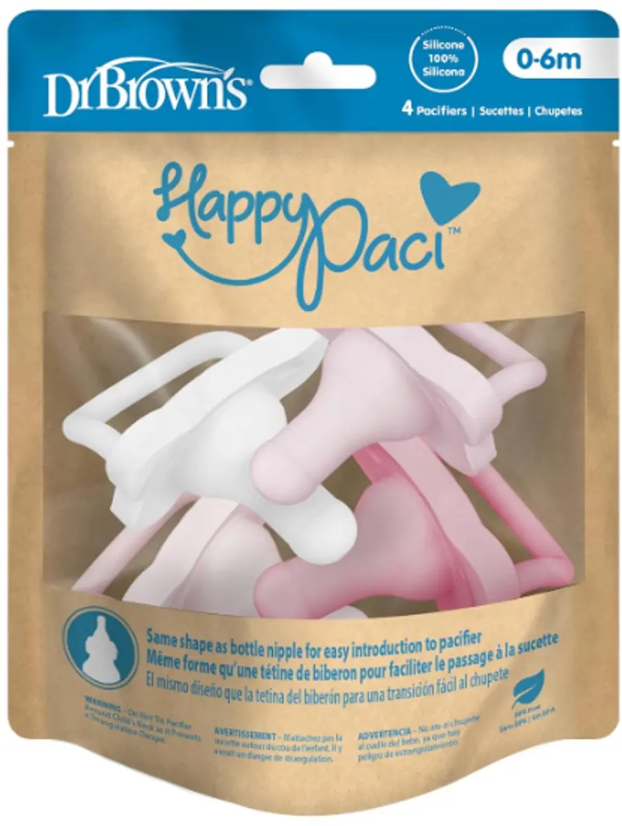 Dr. Brown's HappyPaci Fopspeen 0-6 Maanden