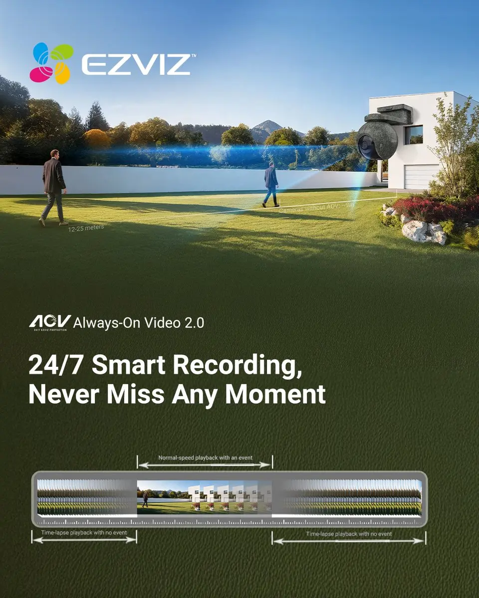 EZVIZ EB8 Pro 4G Ranger Kit - 4K Camera + 8W Zonnepaneel