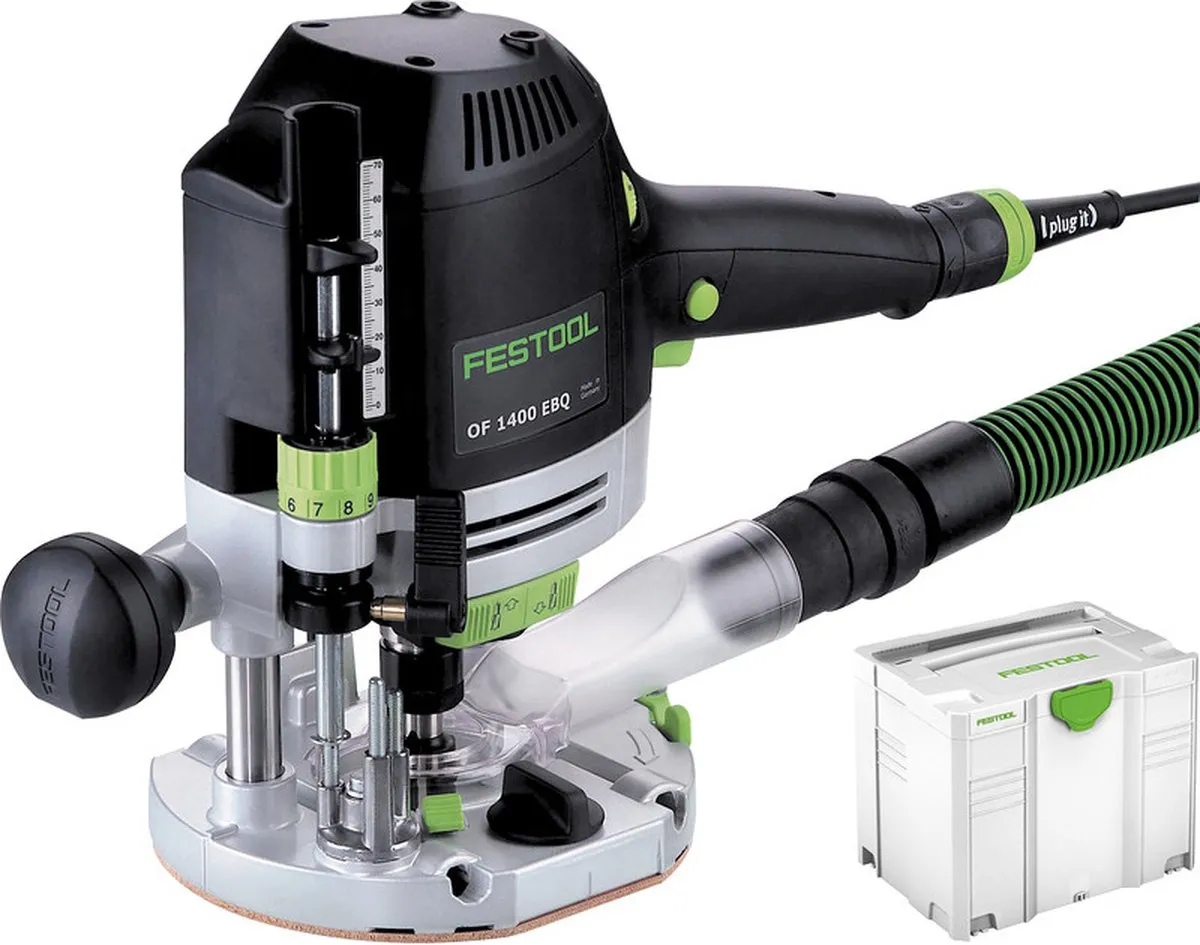 Festool OF 1400 EBQ-Plus Bovenfrees 1400W - Blauw/Groen