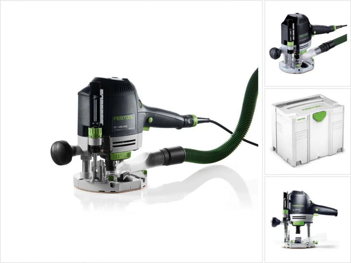 Festool OF 1400 EBQ-Plus Bovenfrees 1400W - Blauw/Groen