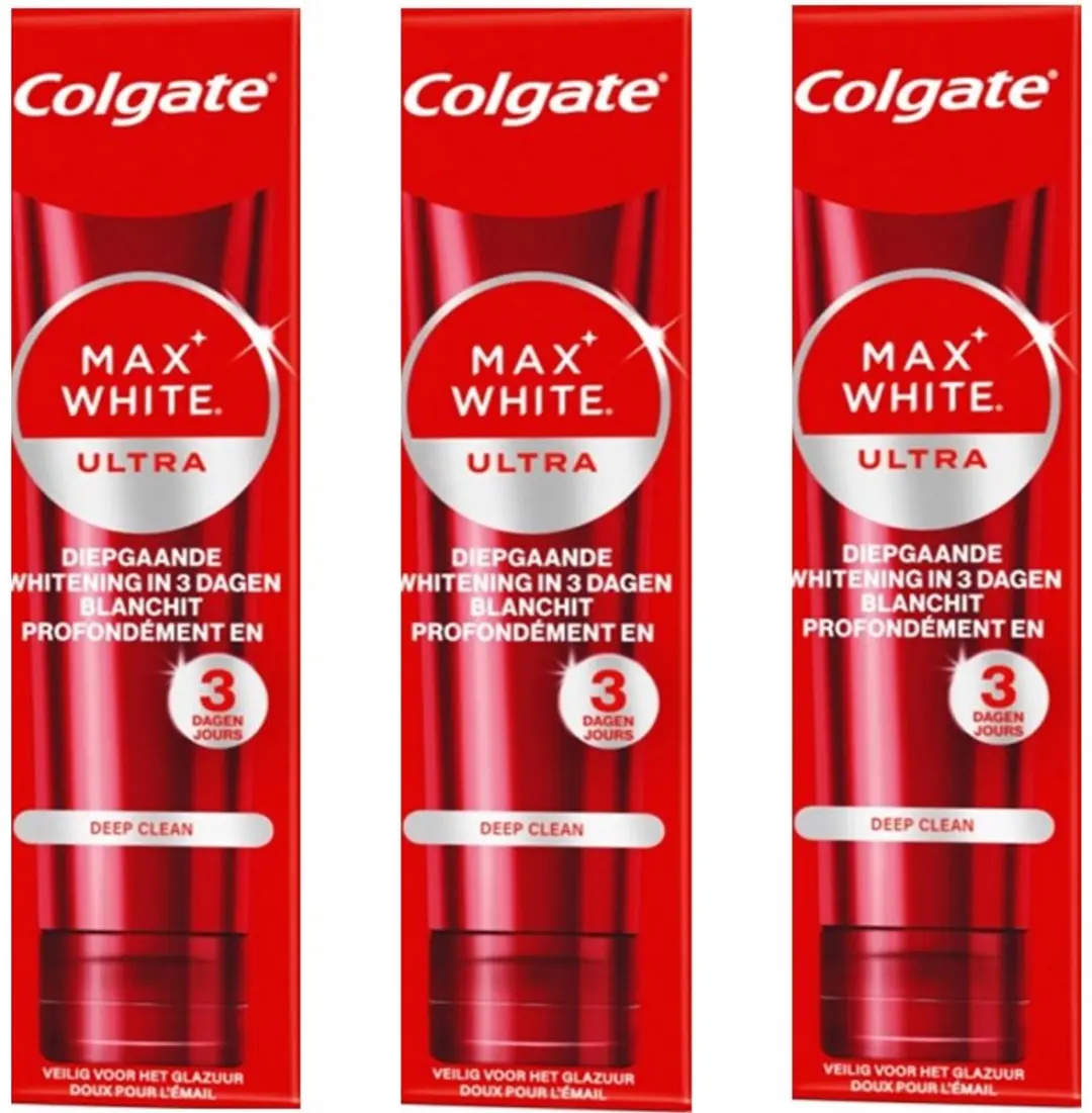 Colgate Max White Ultra Deep Clean Tandpasta