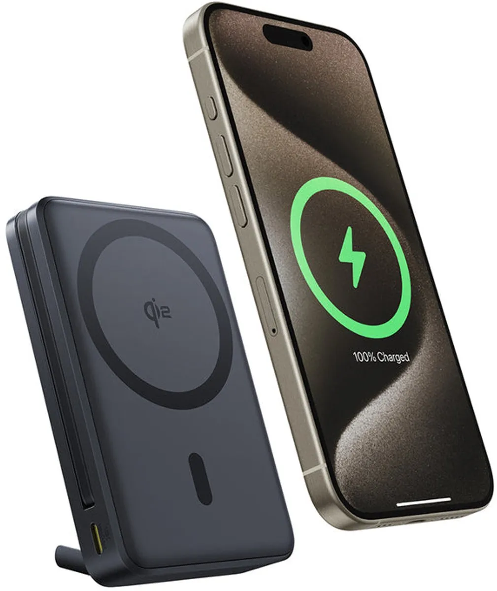 Baseus Nomos 10000mAh Powerbank - 45W USB-C - Qi2 - Zwart
