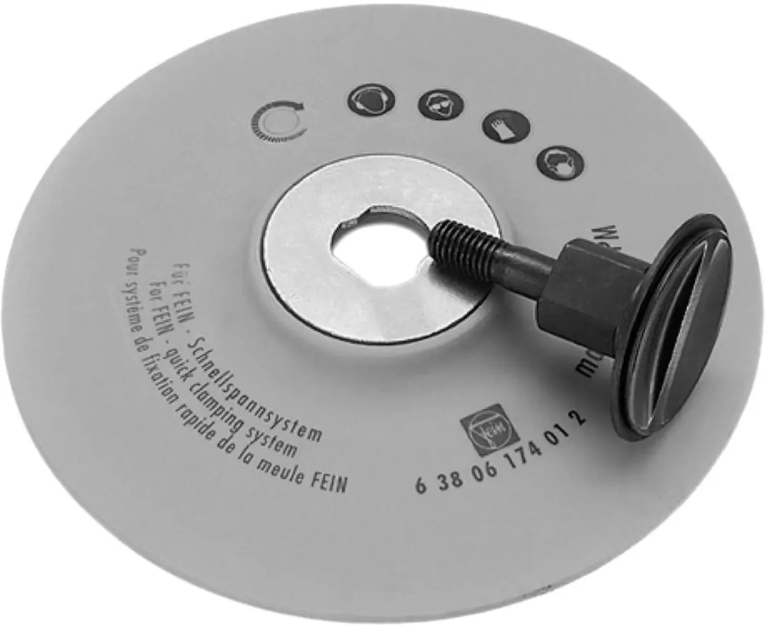 Fijn Elastische Slijpschotel met Spaneenheid Ø 180 mm