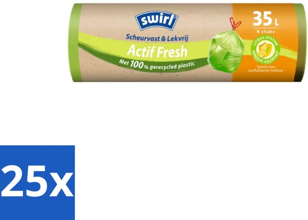 Swirl Actif Fresh Vuilniszakken 35L