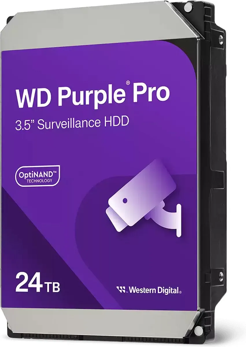 Western Digital Purple Pro WD240PURP Harde Schijf 24TB 7200 RPM
