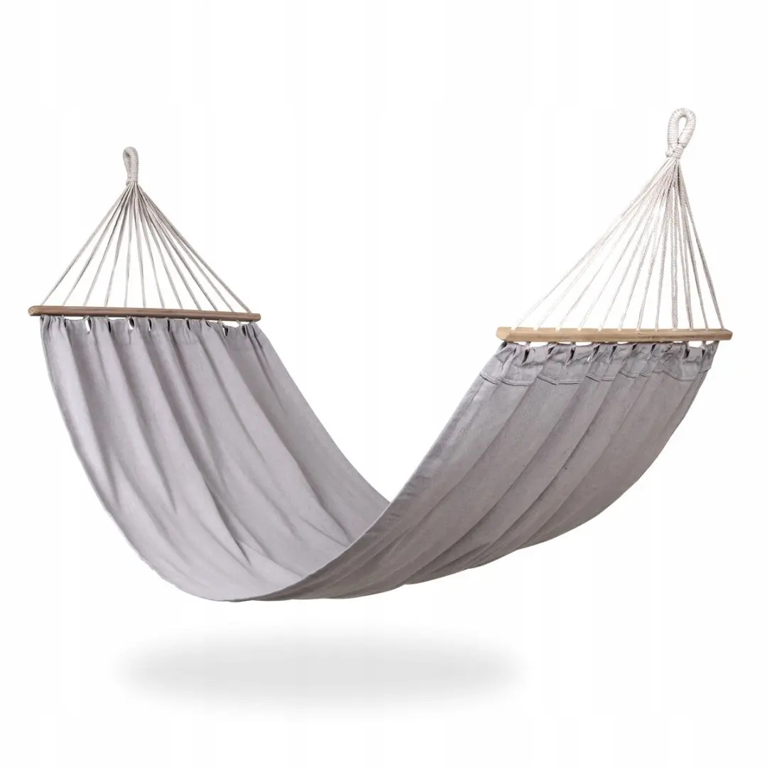Sapphire Hangmat met Metal Stand - 1 Persoon - Grijs