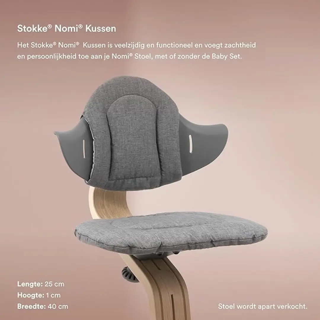 Stokke Nomi Kussen Grey Sand