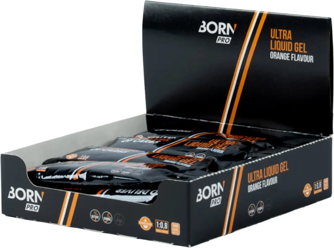 Born Ultra Liquid Gel Orange Box - 12x55ml