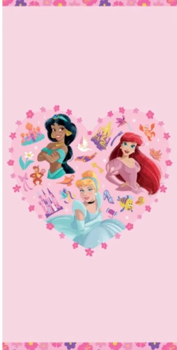 Disney Princess Strandlaken 70x140cm - Katoen - Multicolor