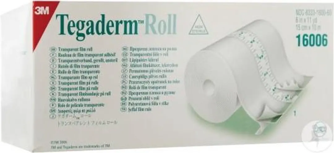 3M Tegaderm Filmverband 15cm x 10m - Transparant