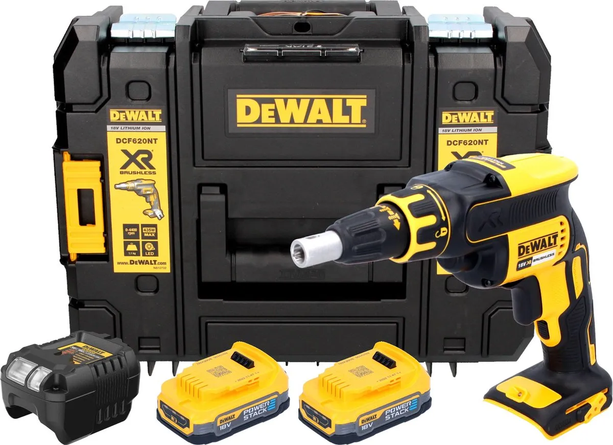 DeWalt DCF 620 NT Droogbouwschroevendraaier 18V 30Nm - borstelloos - afbeelding 2 van 6