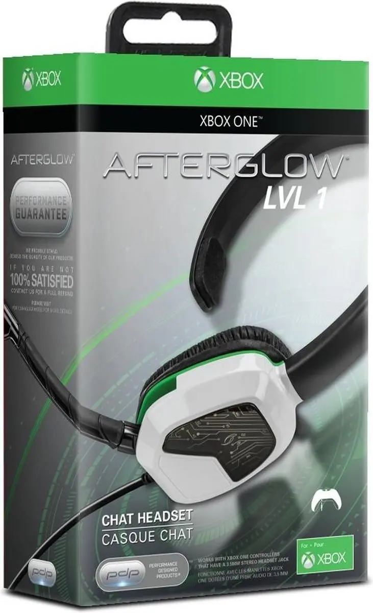 PDP LVL 1 Wired Chat Communicator Xbox One - Wit - afbeelding 6 van 6