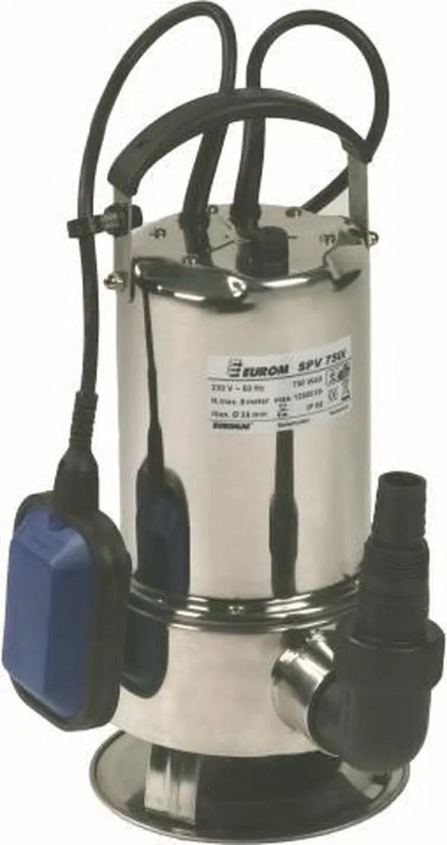 Eurom SPV750I Dompelpomp - 750W - 13000 l/u