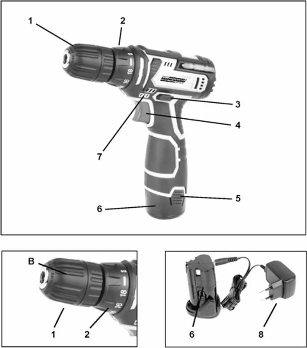 Brüder Mannesmann 17675 Accuboormachine 12V - 1300mAh
