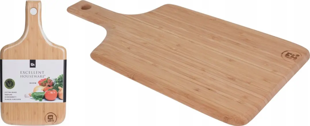 Excellent Houseware Bamboe Snijplank 38x20cm - Beige