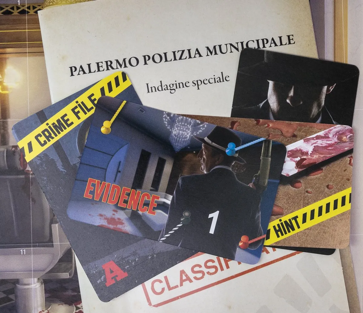 Tactic Crime Scene Palermo 1985 Bordspel - 1-6 Spelers