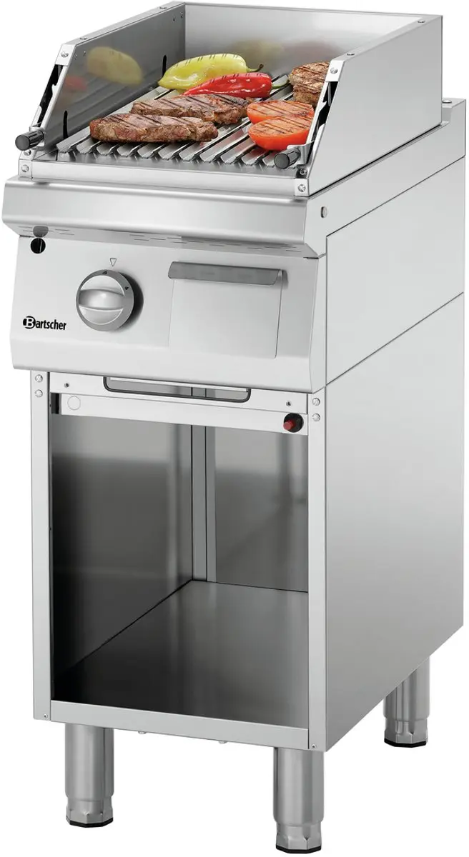 Bartscher Lavasteengrill 700VR G90 - 9kW - 400x700x850mm