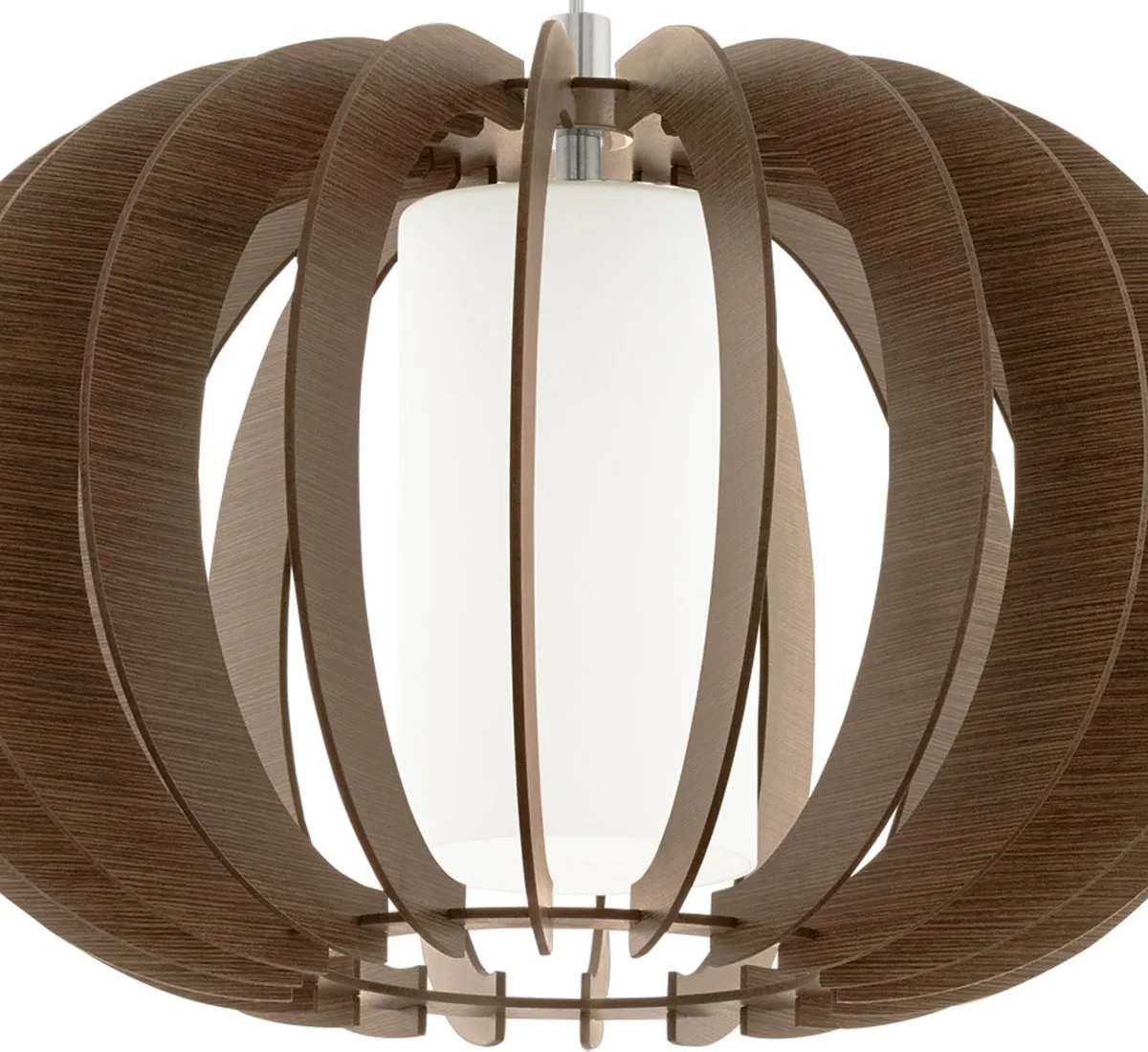 Eglo Stellato 3 Hanglamp - Ø400mm Nikkel-Mat Bruin/Wit