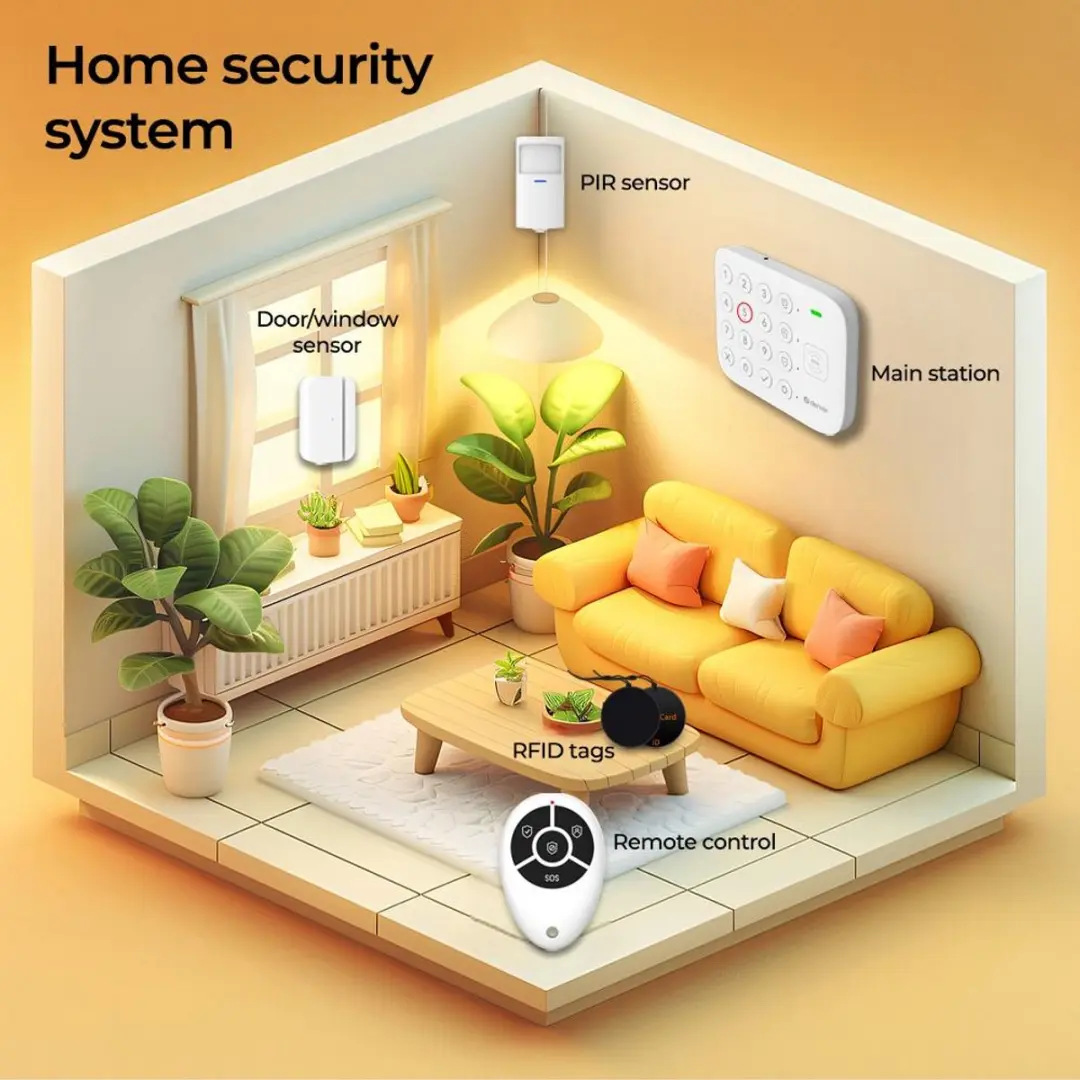 Denver SHA220 Draadloos Alarmsysteem - Wit