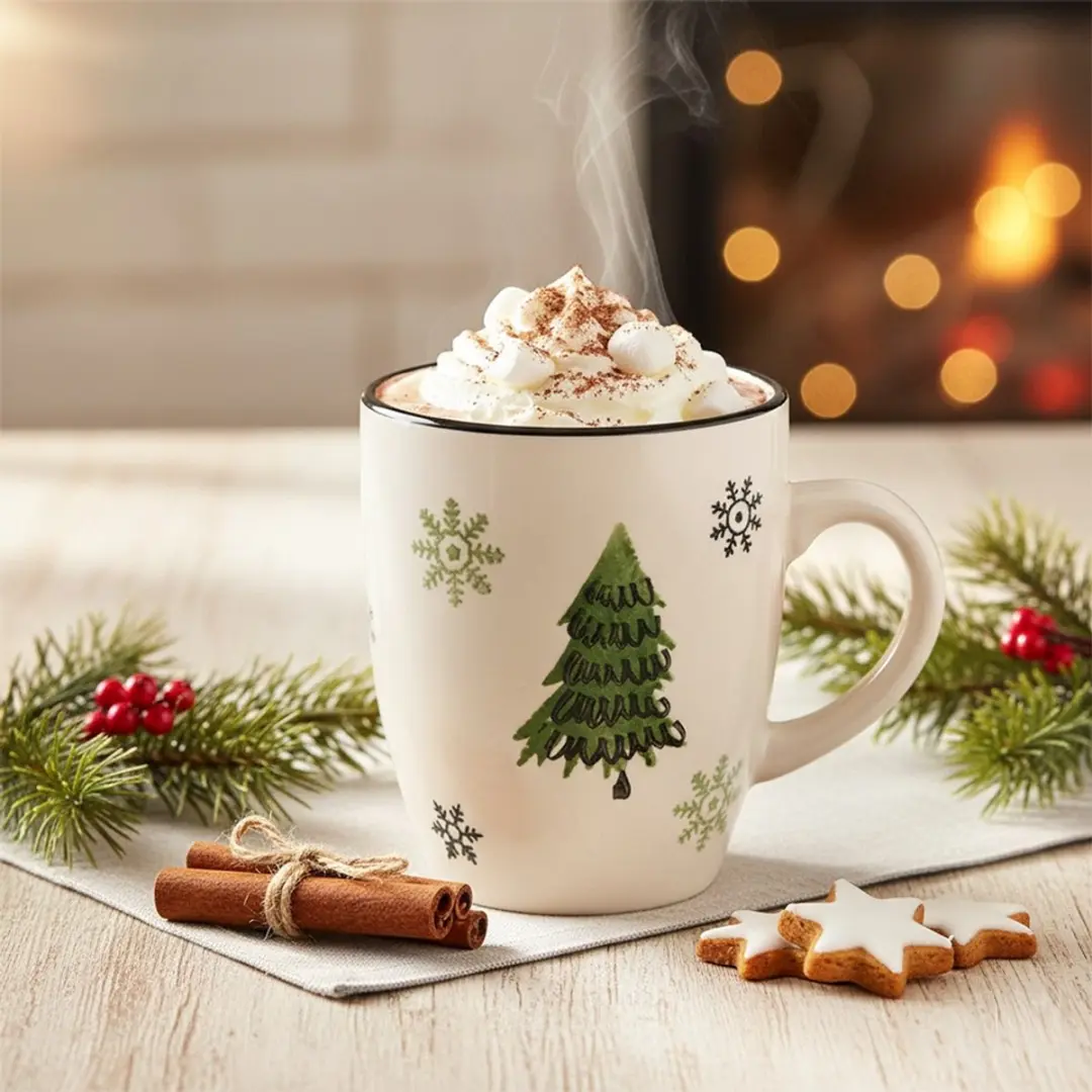 Svenska Living Mokken Kerstboomdecoratie 350ml - 6 Stuks