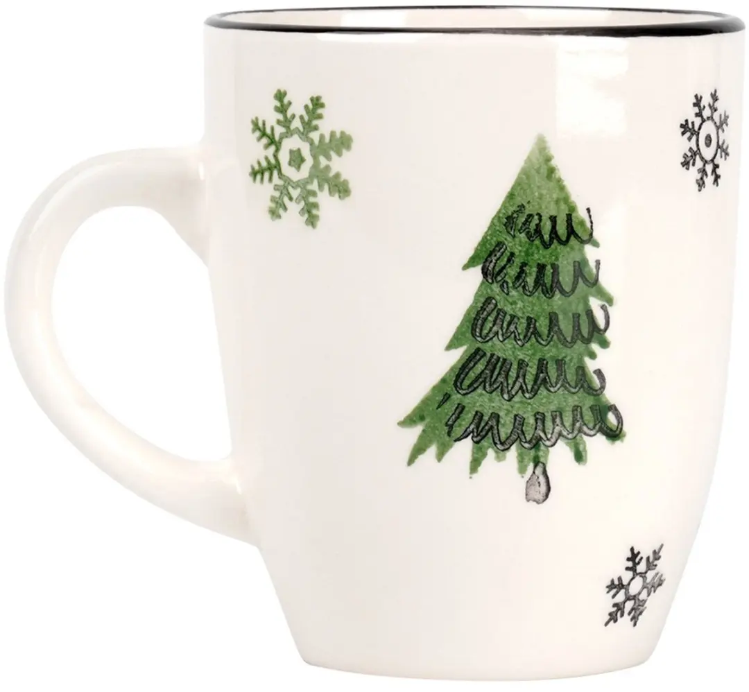Svenska Living Mokken Kerstboomdecoratie 350ml - 6 Stuks