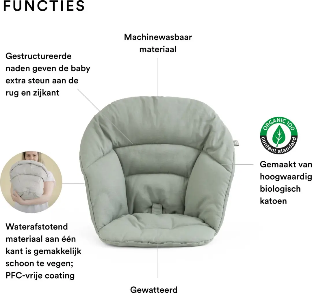 Stokke Clikk Kussen Glacier Green