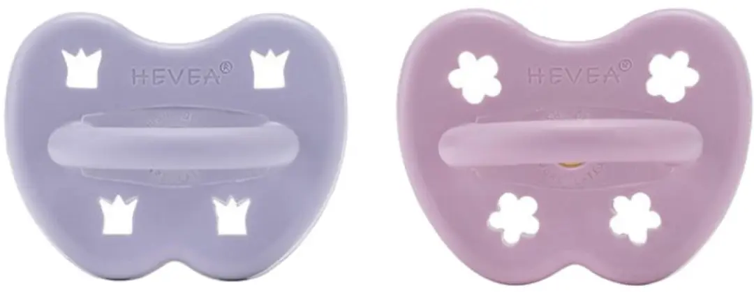 Hevea Two-Pack Round Teat 3-36 Maanden