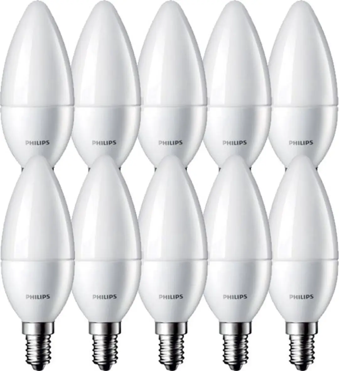 Philips LED Kogellamp E14 5.5W 2700K - 10 Stuks - afbeelding 3 van 4