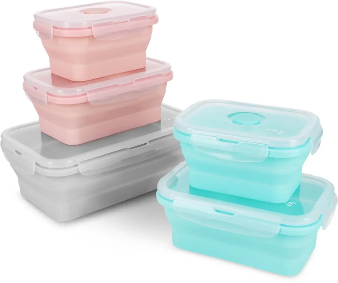 Nils NC4105 Opvouwbare Lunchbox 1200ml - Grijs