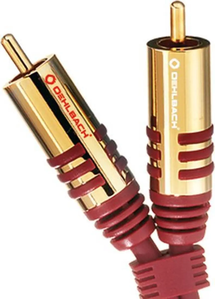 Oehlbach NF Y-Sub 200 Subwooferkabel 2,0m - Rood