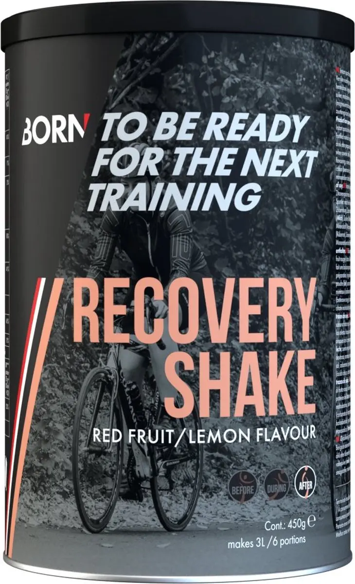 Born Recovery Shake Red Fruit - 450g