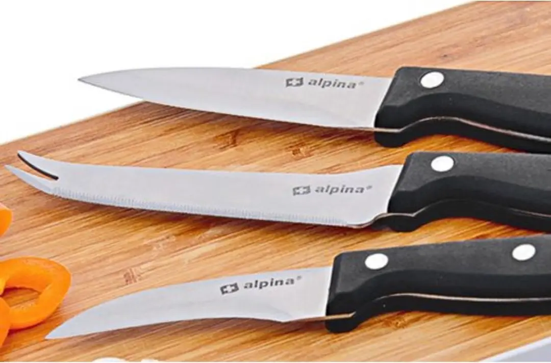 Alpina Luxe Messenset RVS 3-delig - 3 Stuks - Zwart