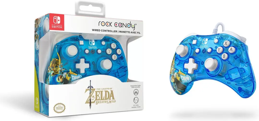 PDP Rock Candy Wired Controller Zelda - Blauw - 500-181-EU-LNK
