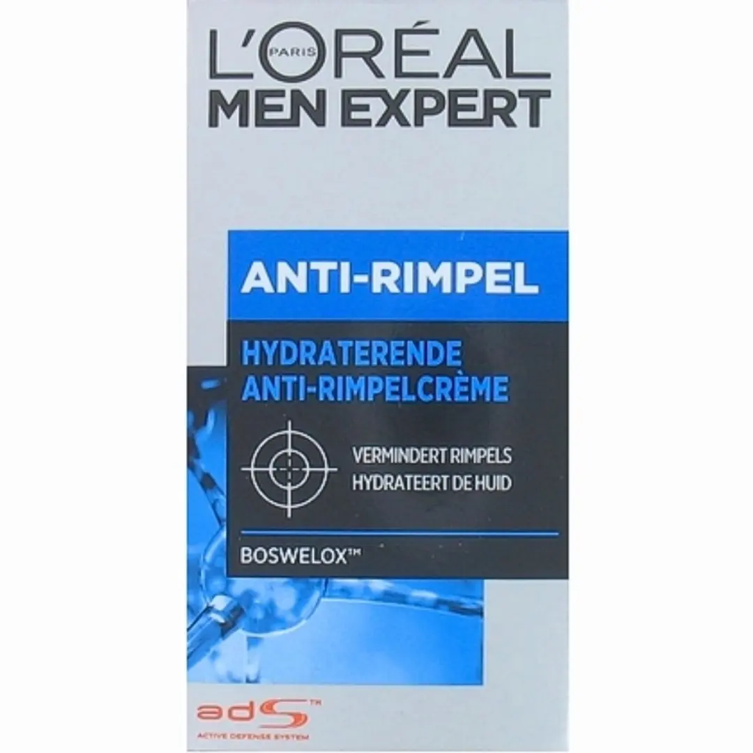 L'Oréal Men Expert Stop Rimpels Dagcrème 50ml - 2 Stuks