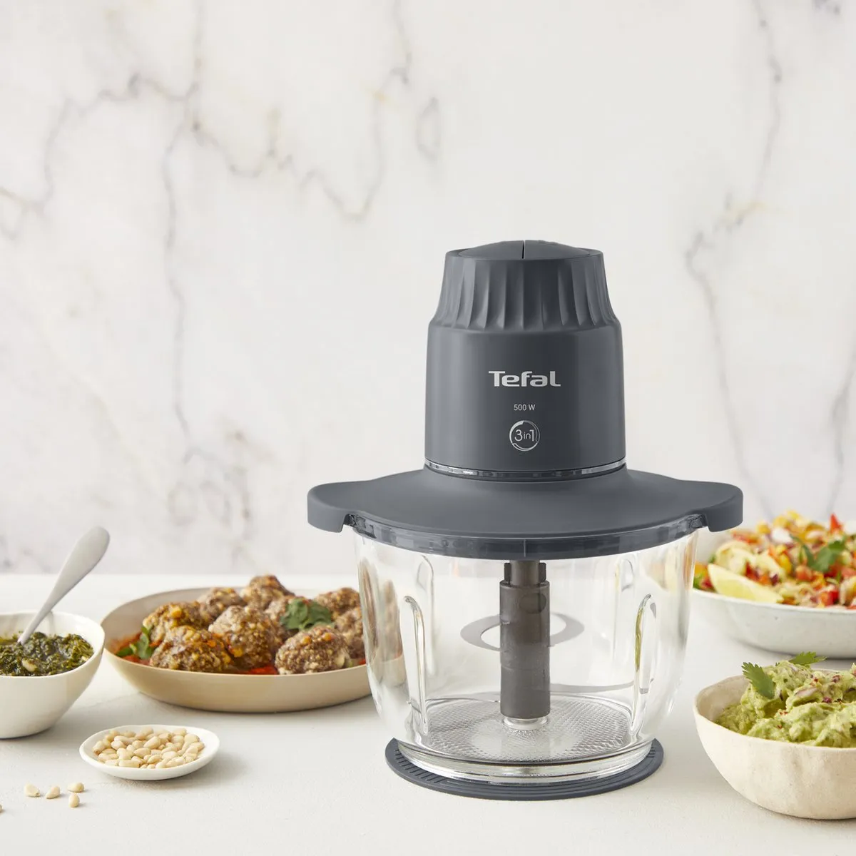 Tefal Choppeo MB6031 Hakmolen - 500W - 500ml - Zwart