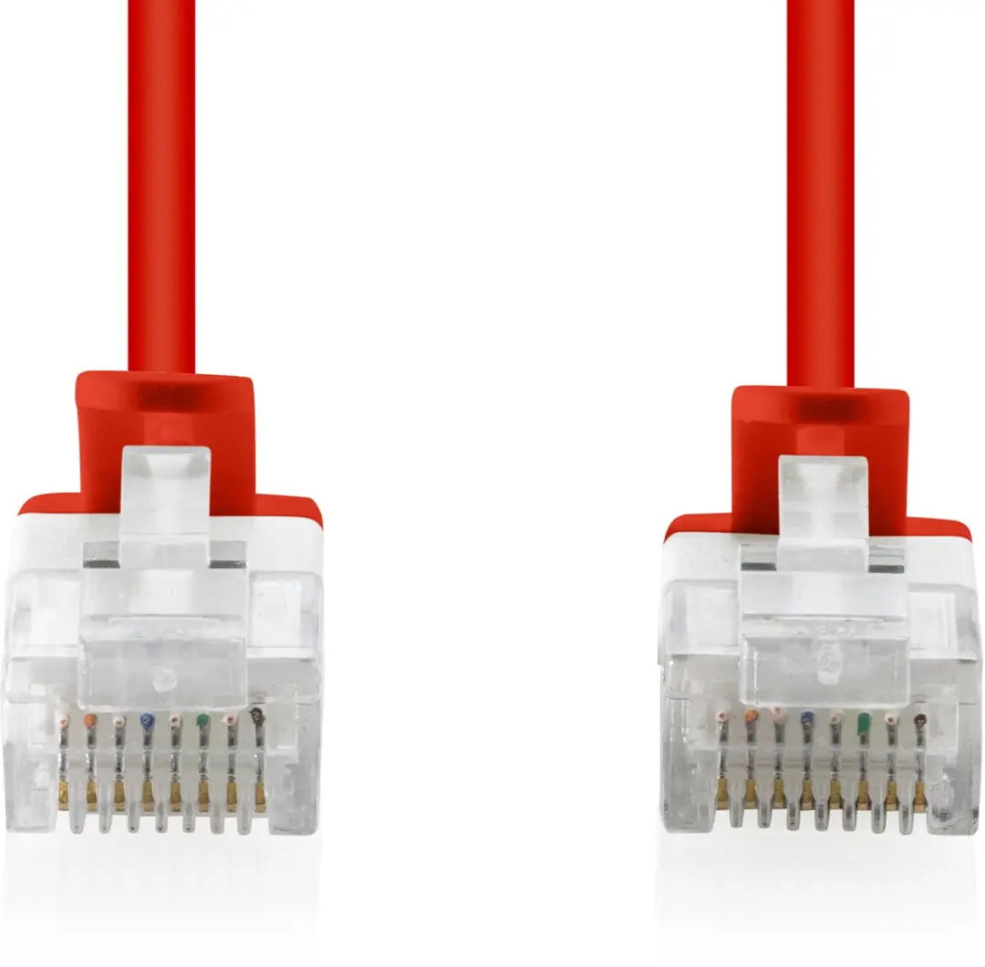 Digitus DK-1618-003S-R-10 RJ45 Netwerkkabel CAT6 - 0,3m - Rood - 10 Stuks