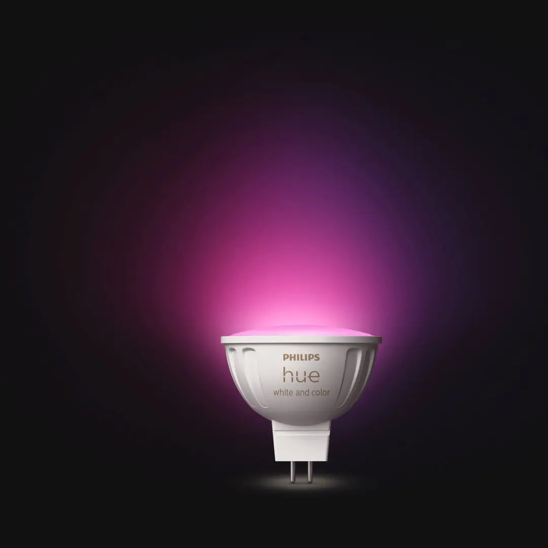 Philips Hue White and Color Ambiance GU5.3 Spotjes - 6 Stuks - Mat Glas
