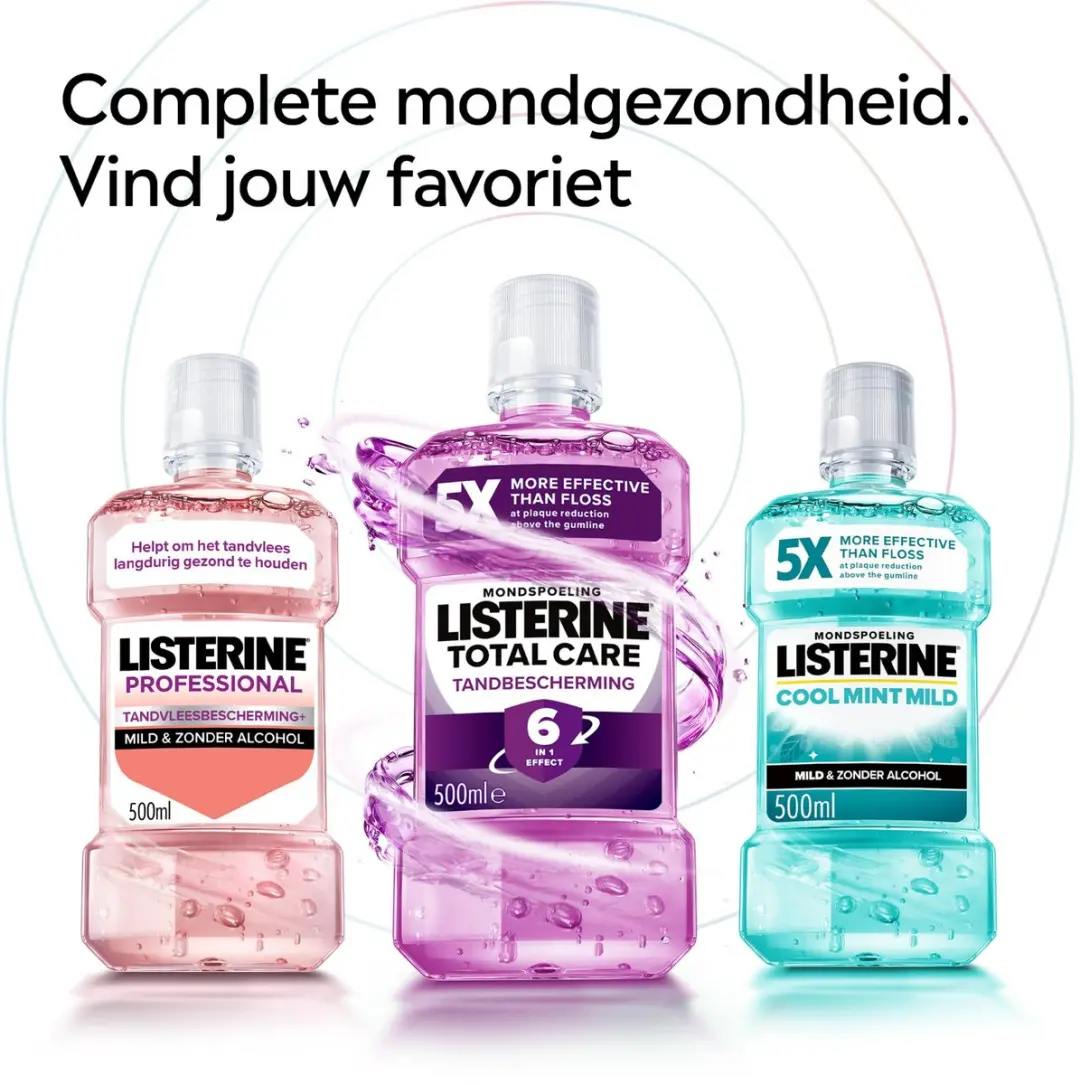 Listerine Mondwater Total Care 80ml - afbeelding 6 van 6