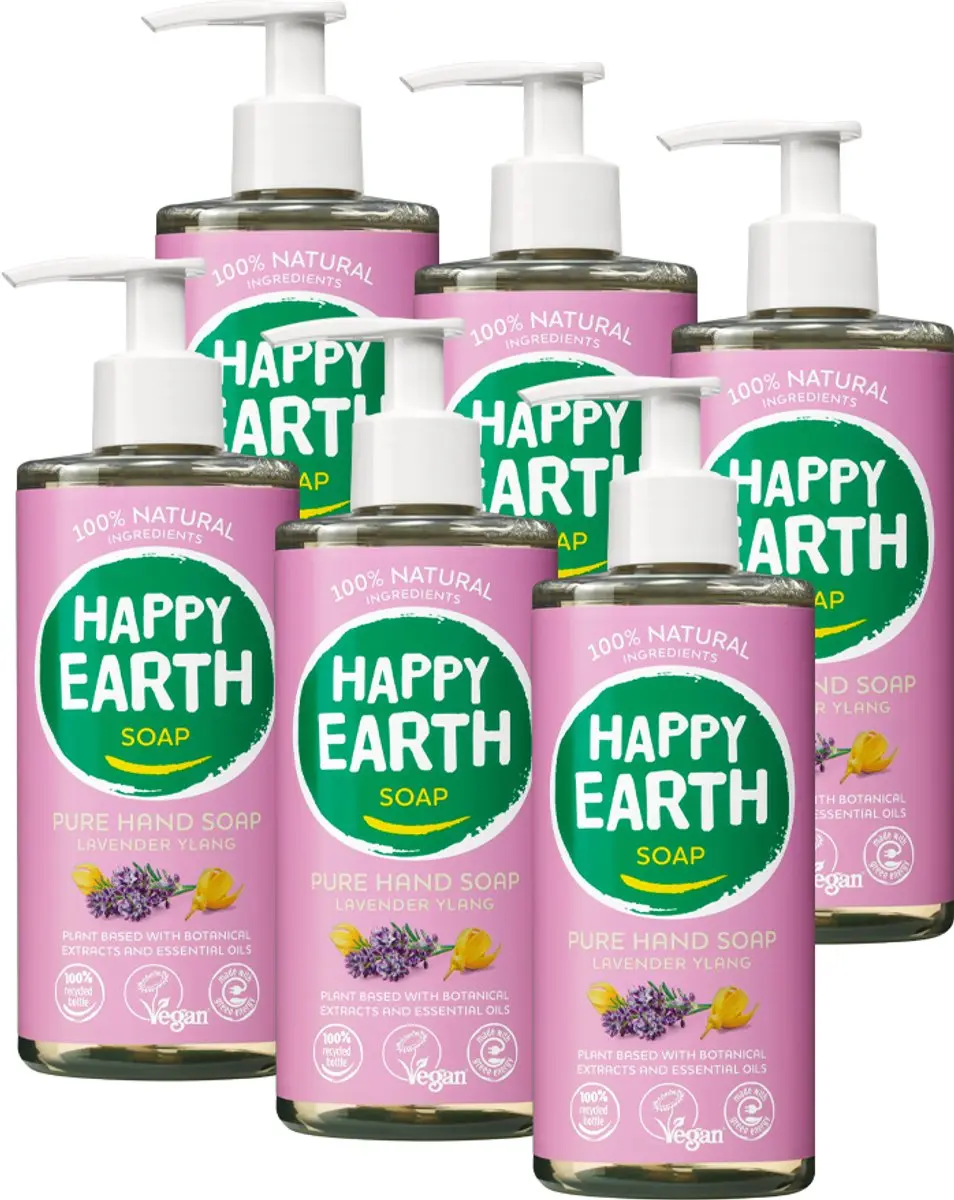 Happy Earth Lavender Ylang Handzeep 300ml