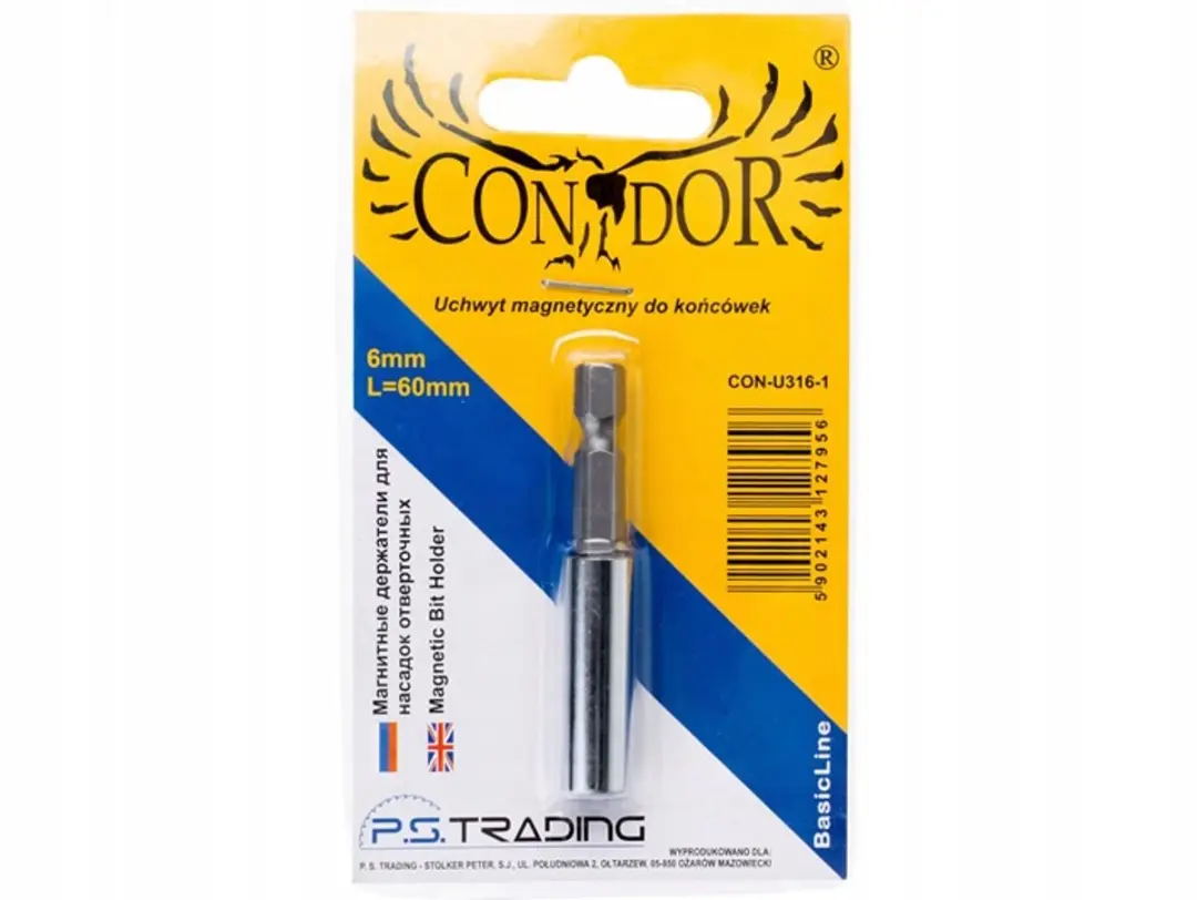 Condor Magnetische Bit Houder 1/4" 60mm