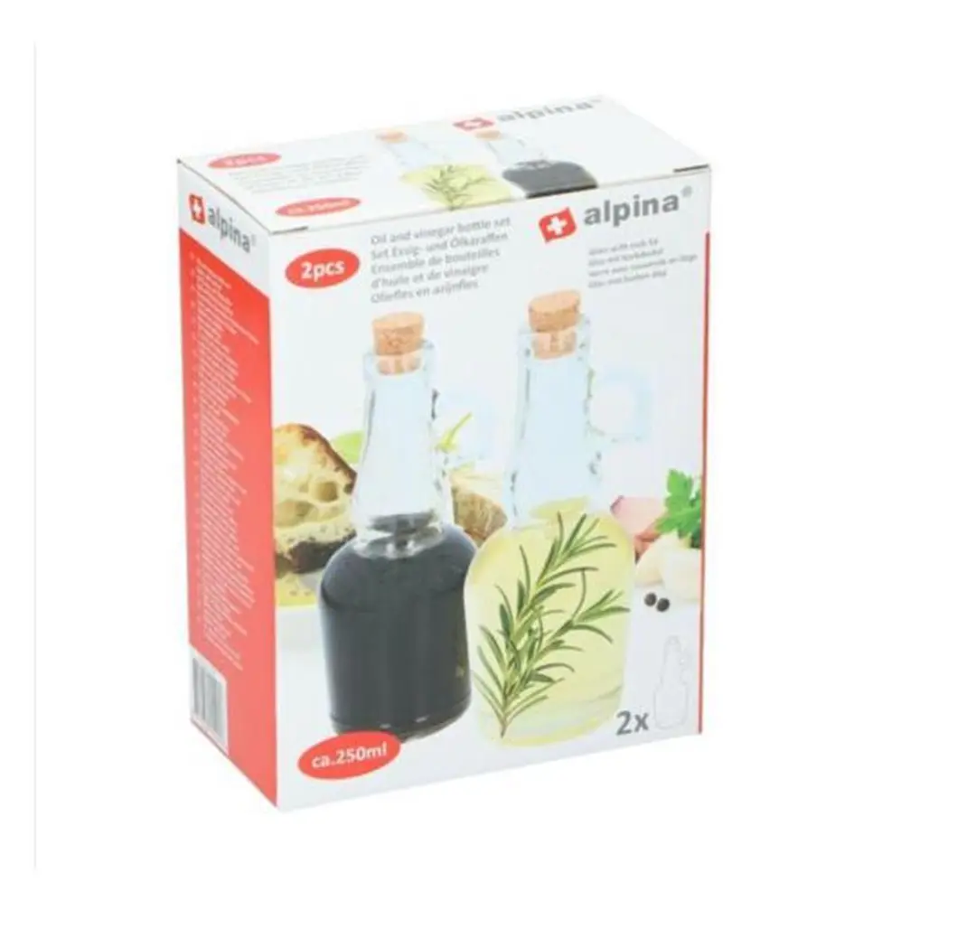 Alpina Olie & Azijn Fles 250ml - 2-delig Glas